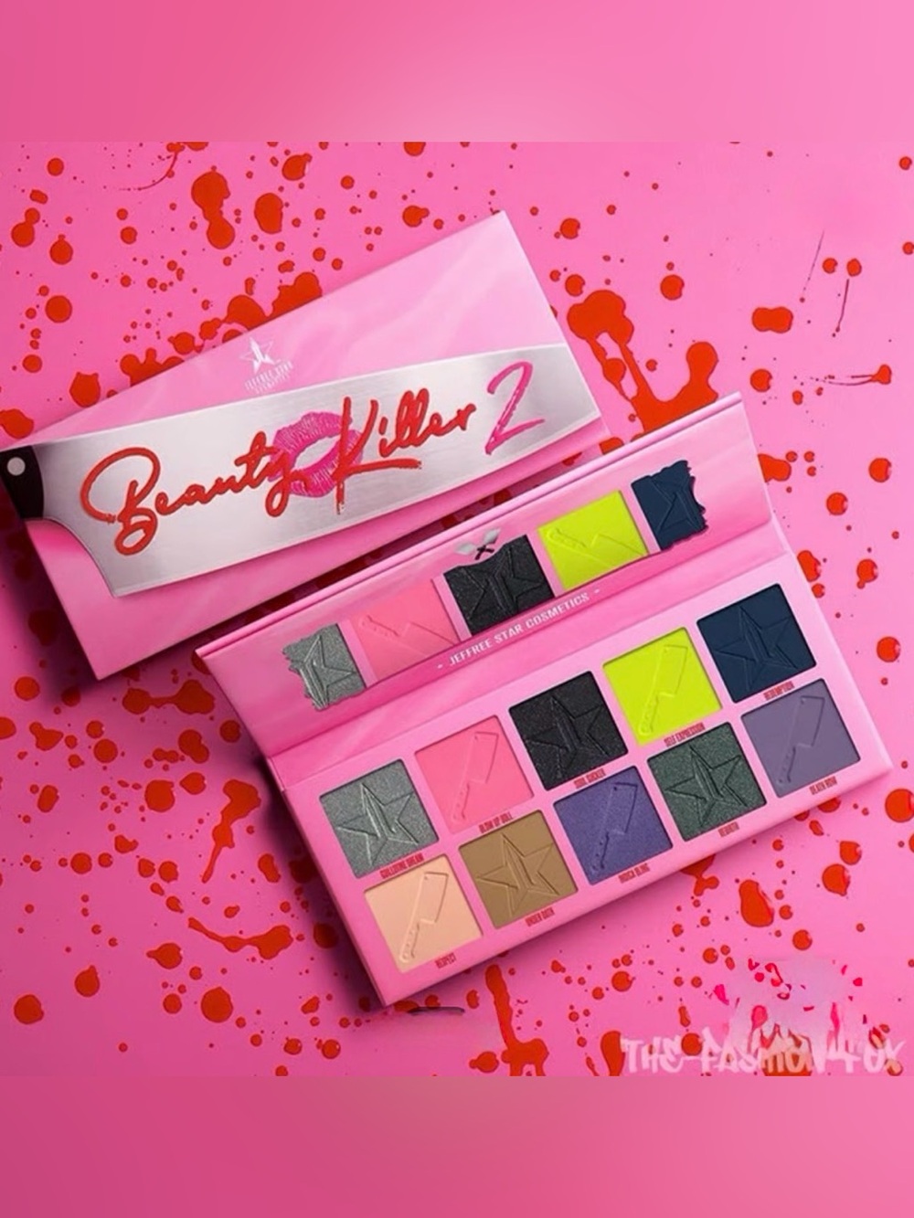 Jeffree Star Beauty Killer 2 Eyeshadow Palette — Neon Pink & Mixed Brights